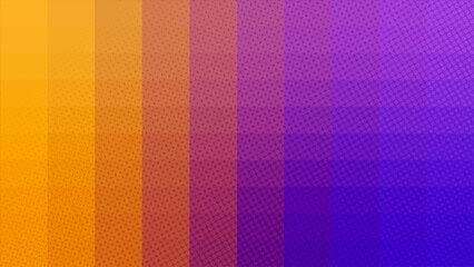 Colorful Orange And Purple Mosaic Tile Texture Pattern Abstract Background With Halftone. Geometric. Gradient. Vector Illustration