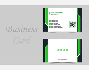 Simple and Clean Template Vector Design | Luxurious Business Card Design |