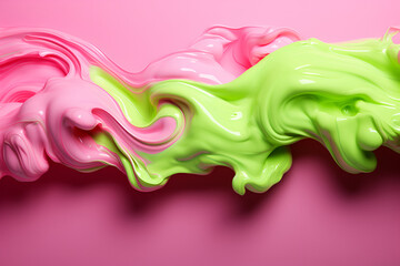 Naklejka premium Thick and dense liquid, transparent drops are an excellent background and substrate. With Generative AI technology