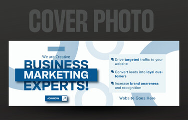 Business marketing cover banner design