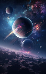 Cosmic Sky Background,created with generative ai tecnology.