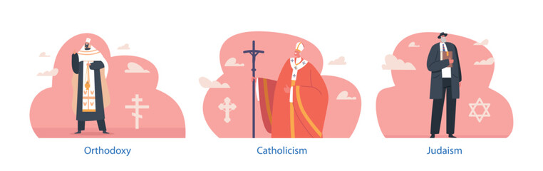 Orthodoxy, Catholicism, Judaism Religious Ministers Who Serve Their Respective Faith Communities, Guiding