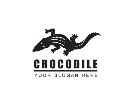 crocodile icon isolated on white background
