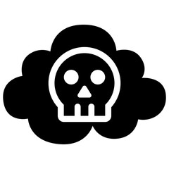 Air pollution icon