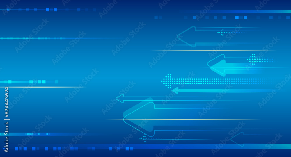 Aufkleber vector technology design for banner or presentation. data transfer, internet communications. blue ba