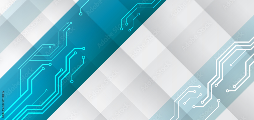 Aufkleber digital internet communication on blue background. wide cyber security internet and networking conce