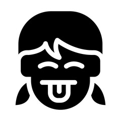 Funny face icon
