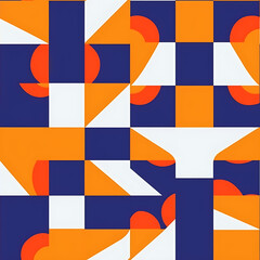 Optical illusion-inspired artwork using geometric shapes - Generative AI