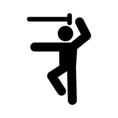 Chinese martial art icon