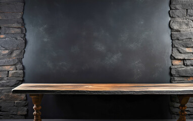 blackboard with chalk on a blackboard