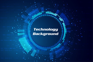 Abstract futuristic Illustration, futuristic Illustration with various technology elements. futuristic Illustration pattern for technology background. Vector illustration