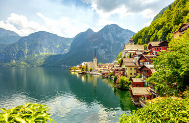 Hallstatt im Salzkammergut, Österreich 
