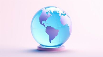A globe icon,
