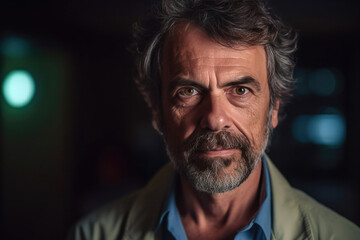 Obraz premium Portrait of a middle-aged man