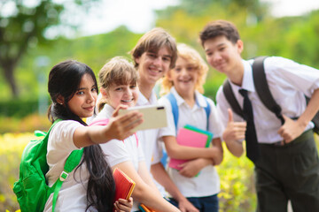 Child going back to school, year start