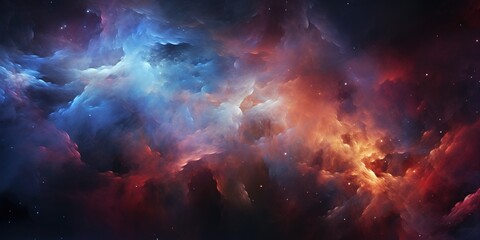 Obraz na płótnie Canvas colorful giant cloud of dust and gas in space, stary night nebula background wallpaper