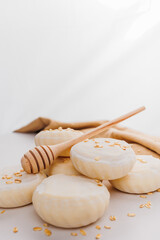 Handmade soap with the addition of natural honey.