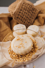 Handmade soap with the addition of natural honey.