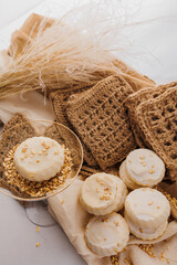 Handmade soap with the addition of natural honey.