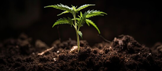 Marijuana seedling weedplant cbd plant