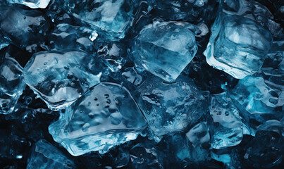 Background texture of frozen fresh water.Natural ice.