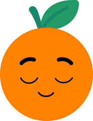 Orange Face Basic Close Eye