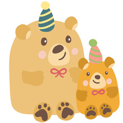 teddy bear and dog birthday cake