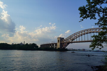 Obraz premium city harbour bridge