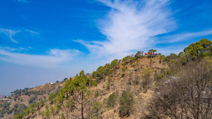 Fototapeta na wymiar The landscape of Kasauli Himachal Pradesh