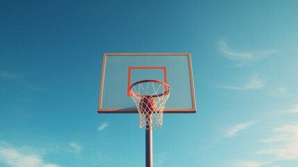 basketball hoop and net