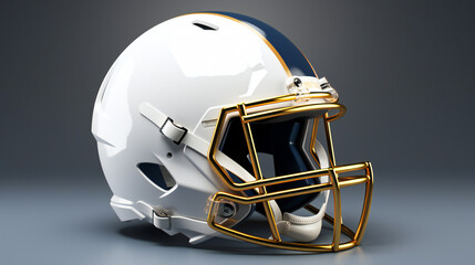 football helmet isolated on white
