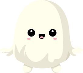 Ghost Halloween cartoon