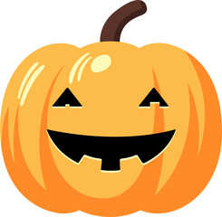Pumpkin Halloween cartoon 