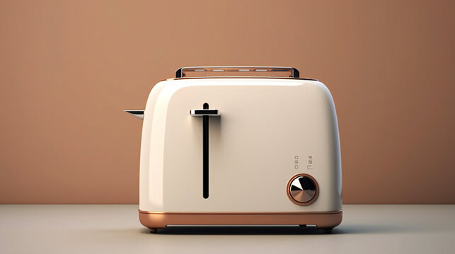 toaster isolated on white