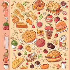 food background