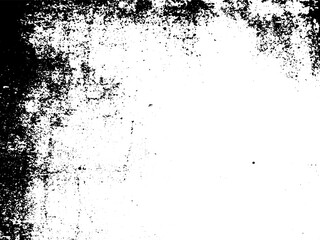 Rustic grunge vector texture with grain and stains. Abstract noise background. Weathered surface. Dirty and damaged. Detailed rough backdrop. Vector graphic illustration with transparent white. EPS10.