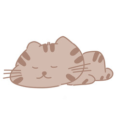 set of cute cartoon style cat in different poses. Animal character illustration for children. Hand drawn line drawings of funny kitten. Big collection of pets for kids, coloring, animation.