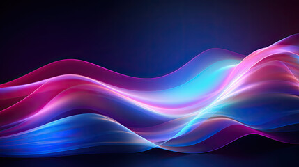 abstract futuristic background with pink blue glowing neon moving high speed wave lines and bokeh lights. Data transfer concept Fantastic wallpape
