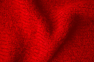 Handmade knit background with macro weave threads.