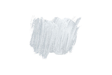 White acrylic paint, ink brush stroke, brush, line, art. Clean artistic design stripe elements....