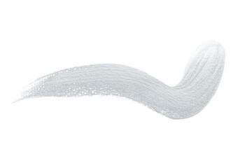 White acrylic paint, ink brush stroke, brush, line, art. Clean artistic design stripe elements....