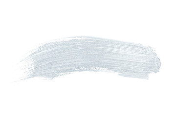 White acrylic paint, ink brush stroke, brush, line, art. Clean artistic design stripe elements....