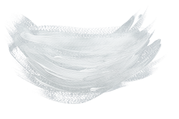 White acrylic paint, ink brush stroke, brush, line, art. Clean artistic design stripe elements. Isolated Hand Drawn PNG Texture. Transparent background.