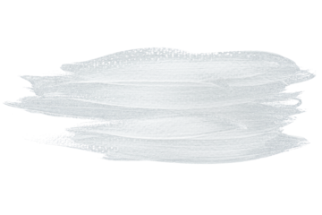 White acrylic paint, ink brush stroke, brush, line, art. Clean artistic design stripe elements. Isolated Hand Drawn PNG Texture. Transparent background.