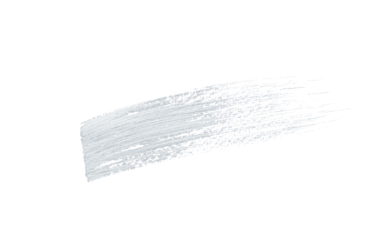 White acrylic paint, ink brush stroke, brush, line, art. Clean artistic design stripe elements. Isolated Hand Drawn PNG Texture. Transparent background.