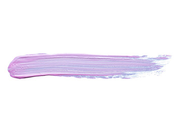 Pink gradient acrylic paint, ink brush stroke, brush, line, art. Clean artistic design stripe elements. Isolated Hand Drawn PNG Texture. Transparent background.