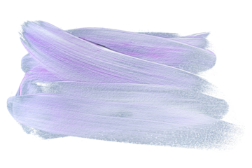 Pink gradient acrylic paint, ink brush stroke, brush, line, art. Clean artistic design stripe elements. Isolated Hand Drawn PNG Texture. Transparent background.