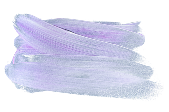 Pink gradient acrylic paint, ink brush stroke, brush, line, art. Clean artistic design stripe elements. Isolated Hand Drawn PNG Texture. Transparent background.