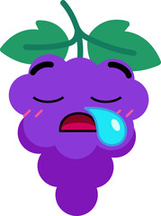 Grape Face Sleep Sleepy