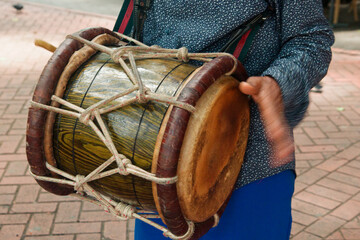 Street musicians in the Dominican Republic